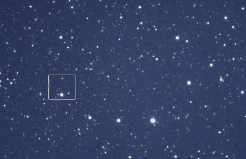 The galaxy cluster Abell 2142 / A2142 with a brightness of 16 mag is located approximately at the location of the square in the image. According to my forecast, on April 21, 2023 at 0:23:46.8 UT, the merger of two supermassive black holes will be observed (extreme point of gravitational waves observed by the KAGRA detector, later also by LIGO and VIRGO). Then a hypernova and an extreme gamma-ray burst occur, one of which hits the Earth centrally. The hypernova will be observed as a bright star (brighter than Venus!) for over 1000 years. Extreme gamma ray burst (GRB) + hypernova in Abell 2142 or A2142 in CrB Corona Borealis - Northern Crown - April 21, 2024 0:23:46.8 UT = 2:23:46.8 CEST?